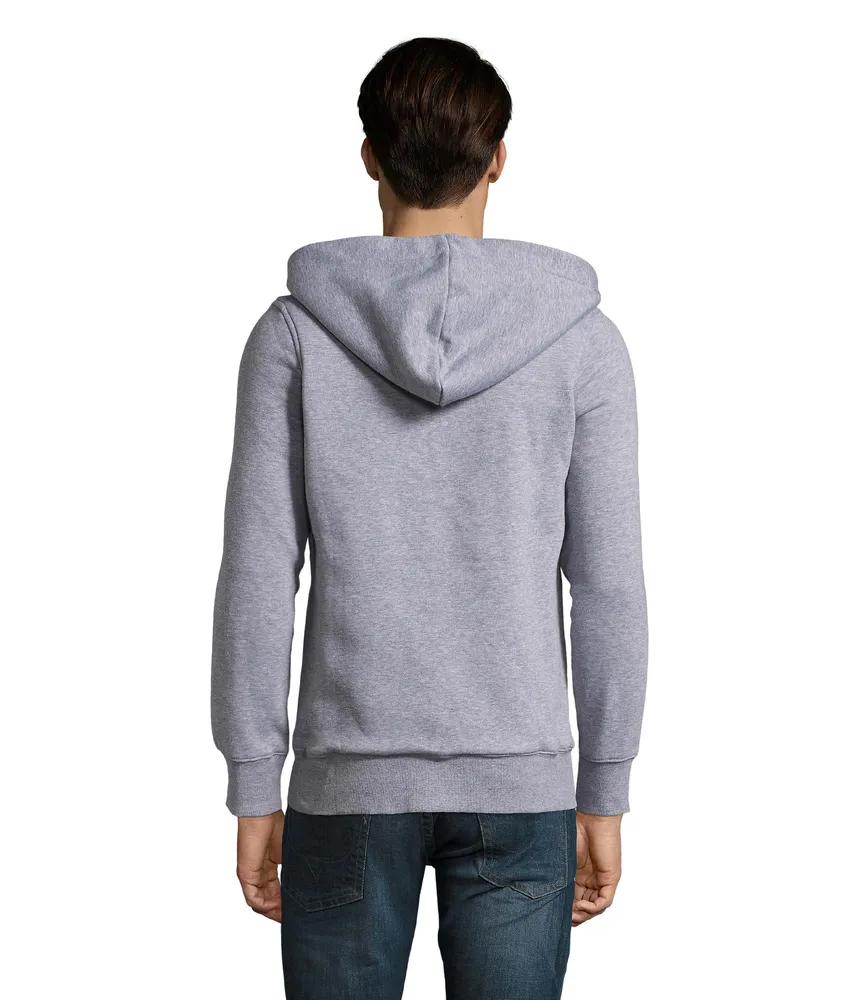 Sherpa Unisex Zipped Jacket – Grijs gemêleerd 2