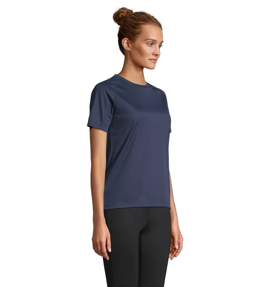Vortex Women Raglan T-shirt – Franse marine