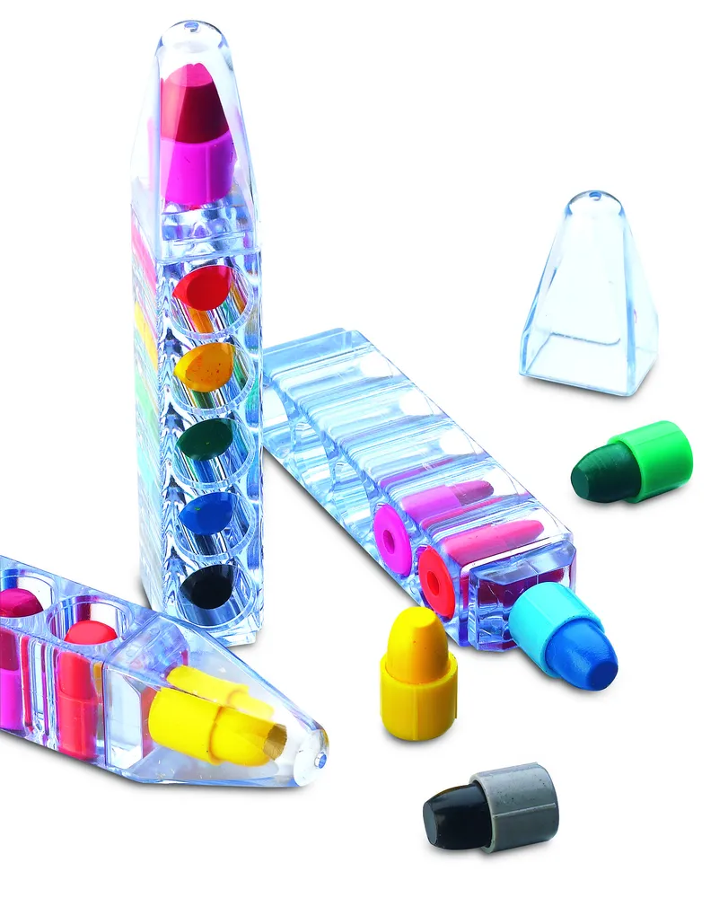 Magic · Set met 6 waskrijtjes – Transparant