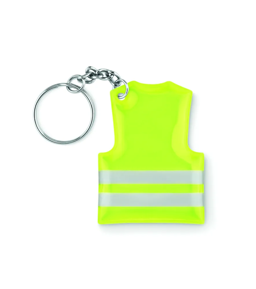 Visible Ring · Sleutelhanger veiligheidsvest – Neon geel
