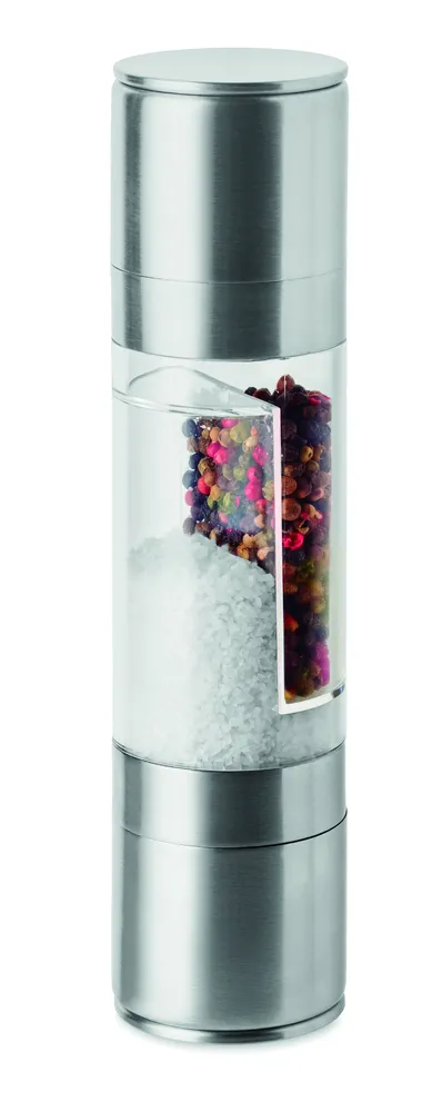 Molin · 2-in-1 zout- en pepermolen – Zilver