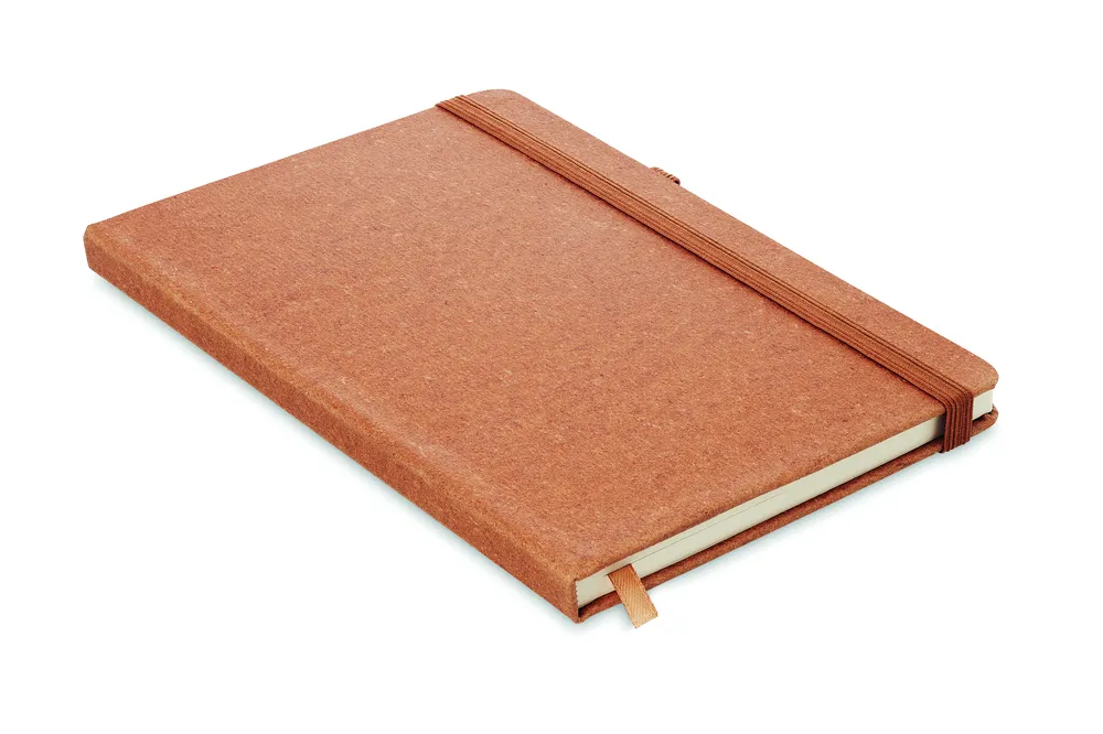 Baobab · Gerecycled PU A5 notitieboek – Bruin