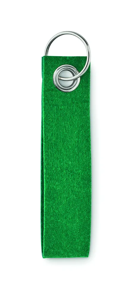 Suora · RPET vilten sleutelhanger – Groen