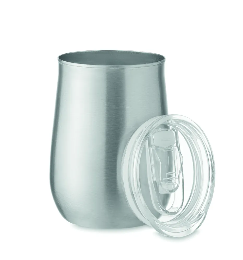Ursa · Gerecycled Rvs mok – Mat zilver