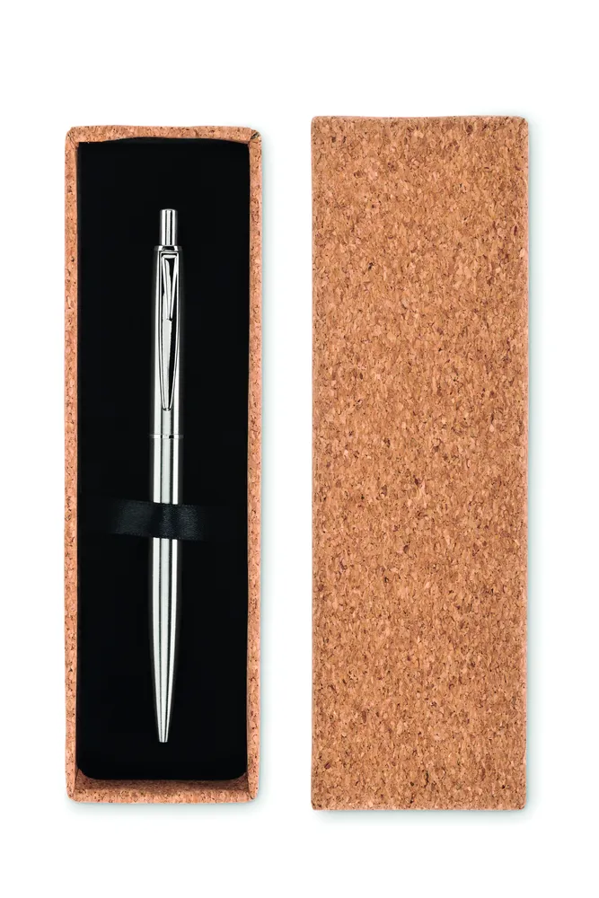 Graz · Gerecyclede Rvs pen – Mat zilver