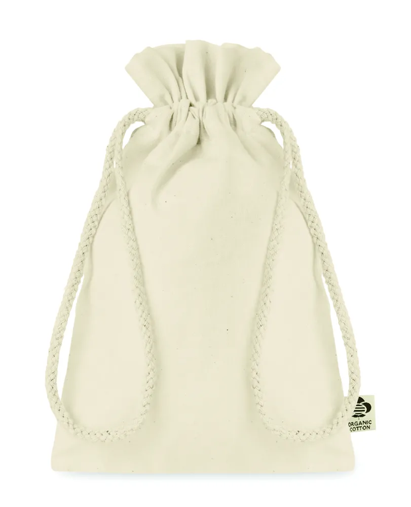Amber Small · Kadozak organisch katoen klein – Beige