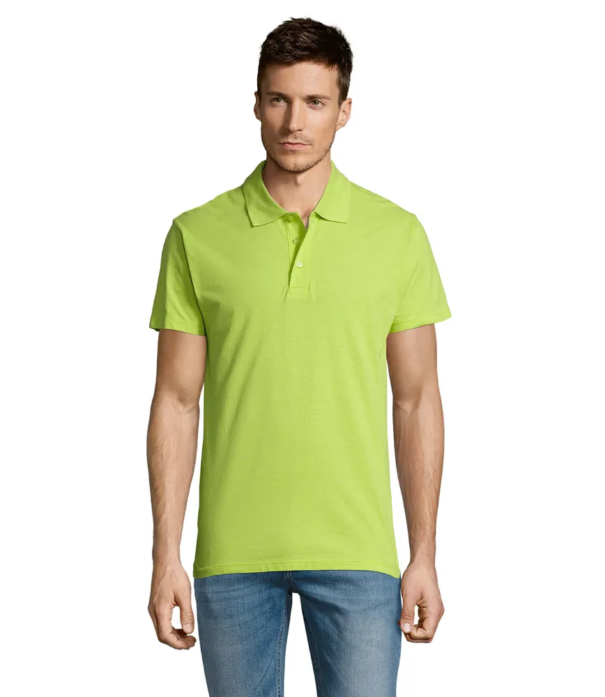 Summer Ii Heren Polo 170g – Apple green