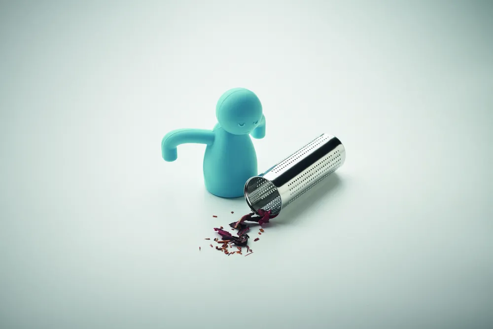 Ninot · Grappige thee-infuser – Babyblauw