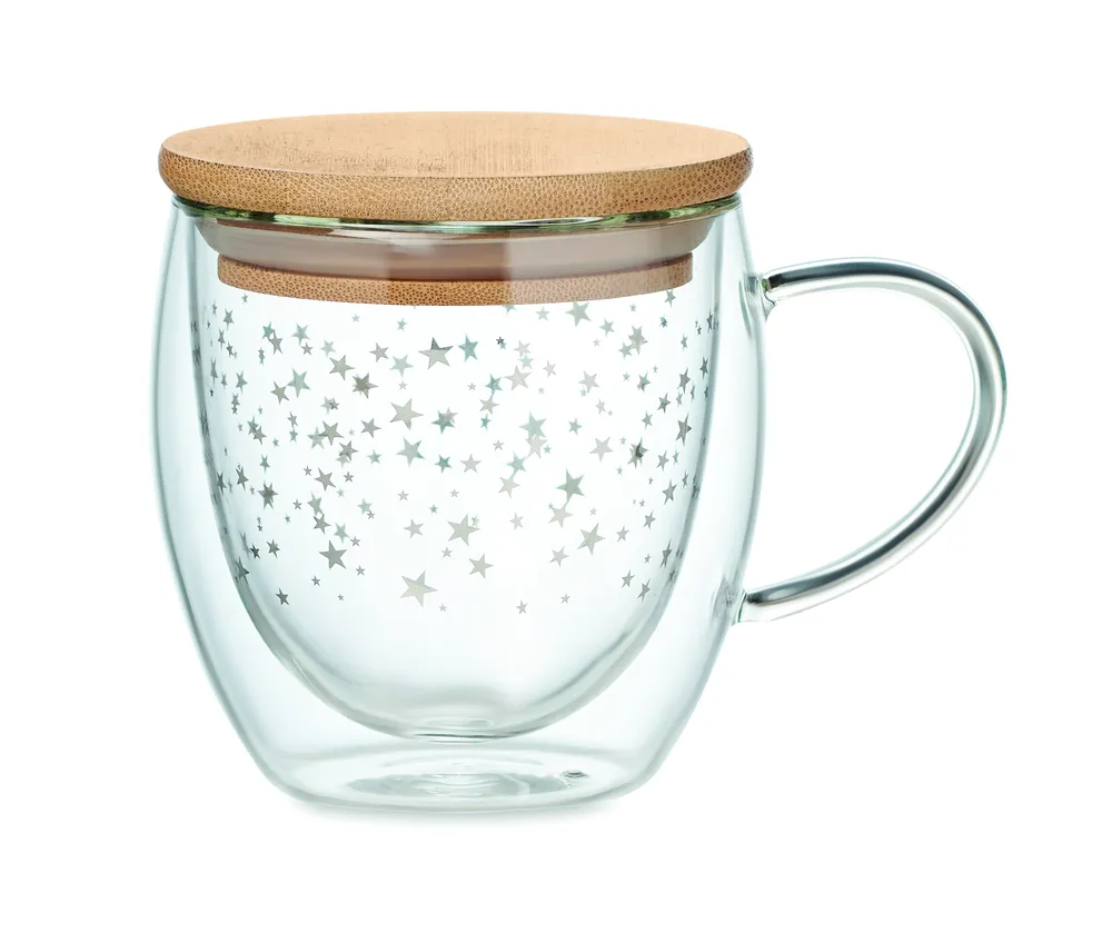 Sion · Dubbelwandige borosilicaat mok – Transparant