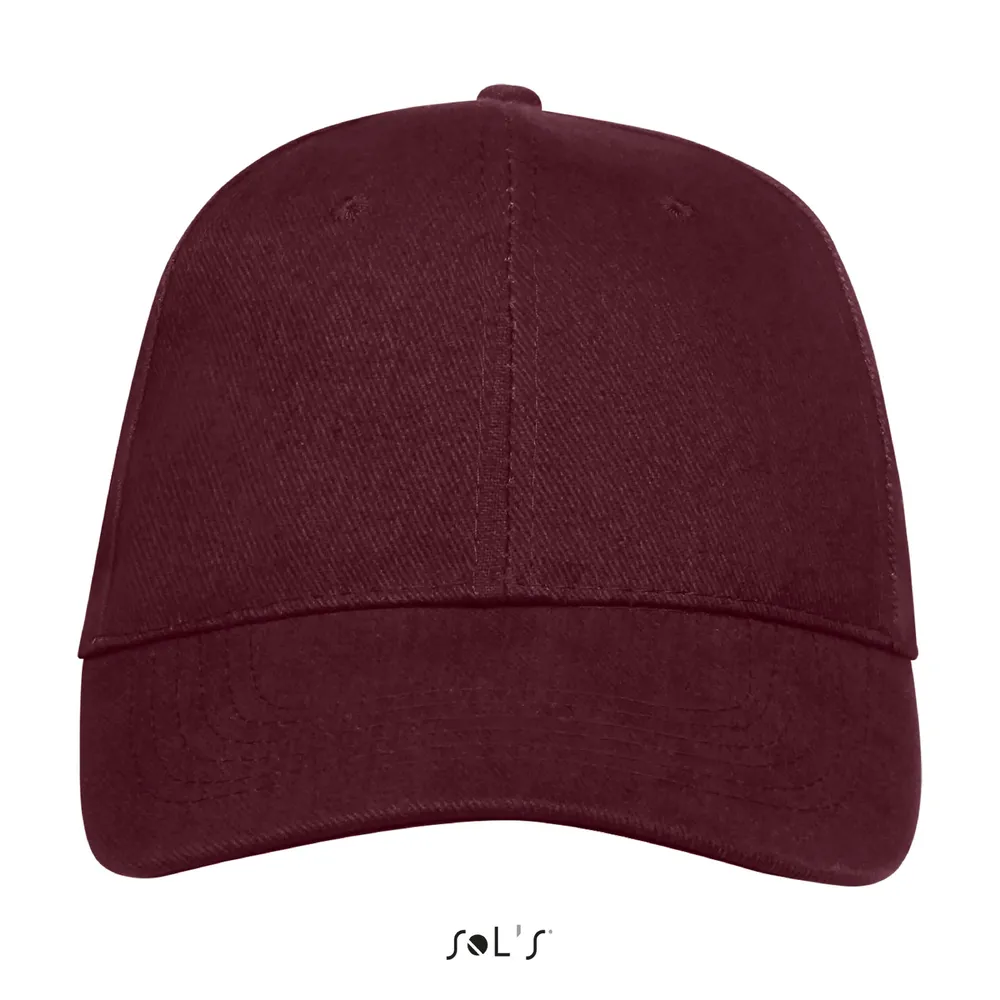 Buffalo Six Panel Cap – Burgundy