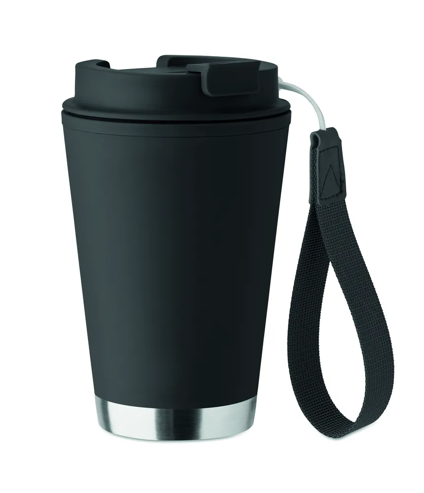 Topiz · Dubbelwandige beker 300ml – Zwart