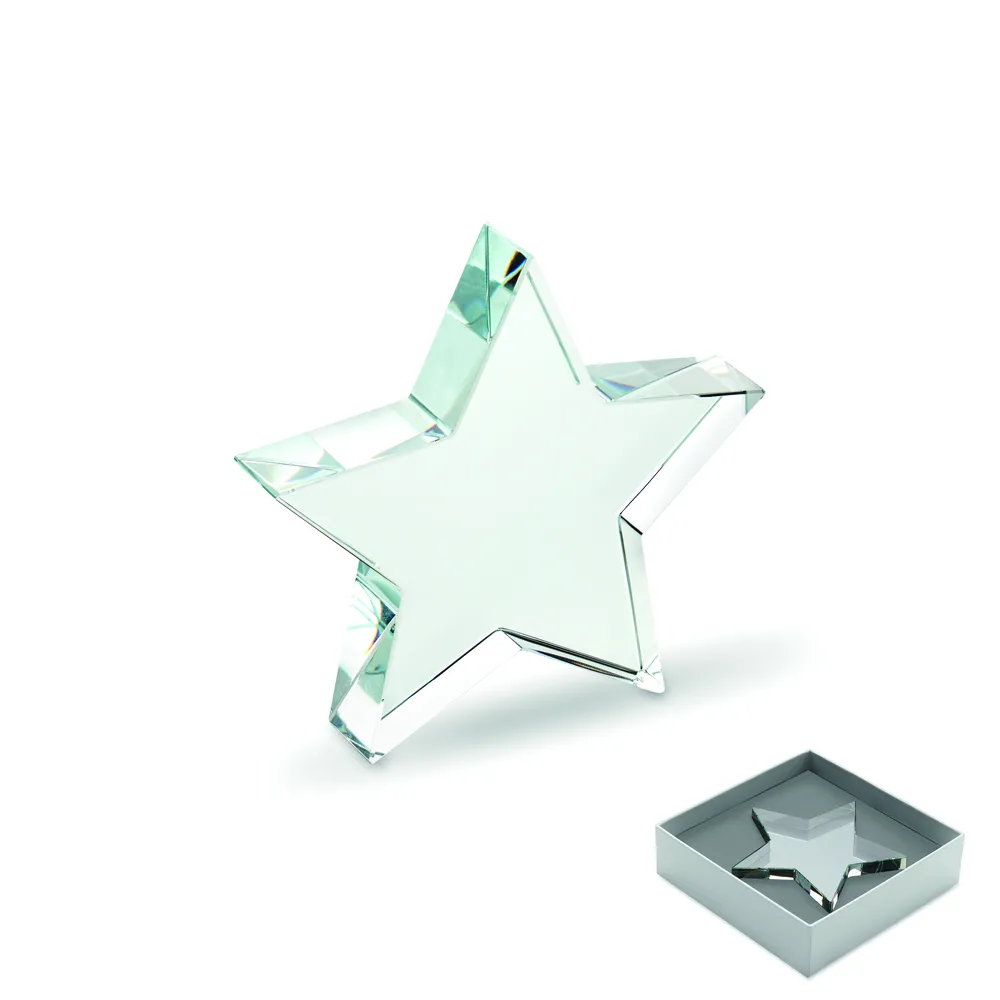 Starward · Glazen ster award – Transparant