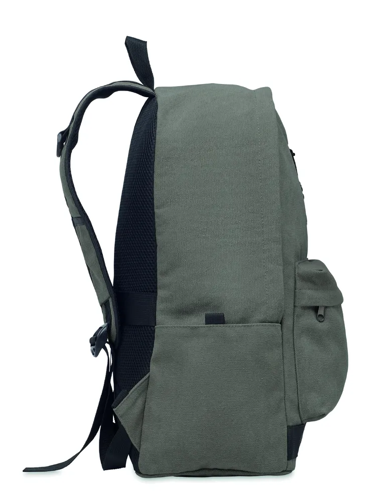 Leirur · 15 inch laptop rugzak – Steengrijs