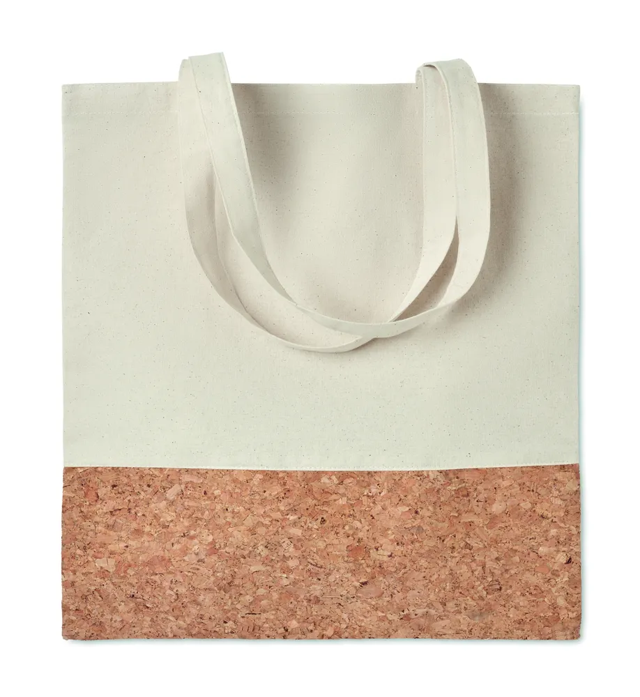 Illa Tote · Boodschappentas met kurk – Beige