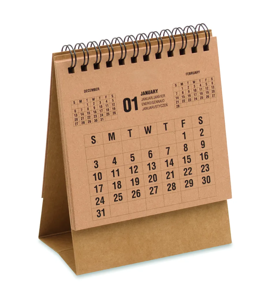 Years · Bureaukalender voor 4 jaar – Beige