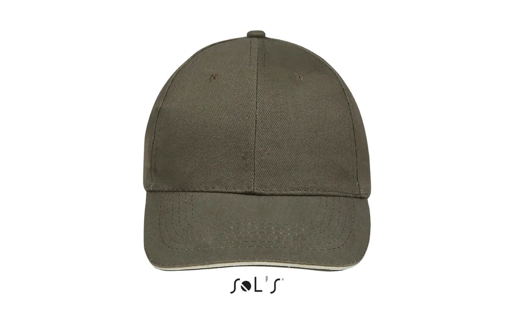 Buffalo Six Panel Cap – Leger/beige