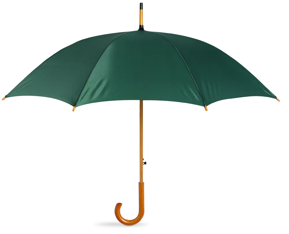Cumuli · Paraplu met houten handvat – Groen