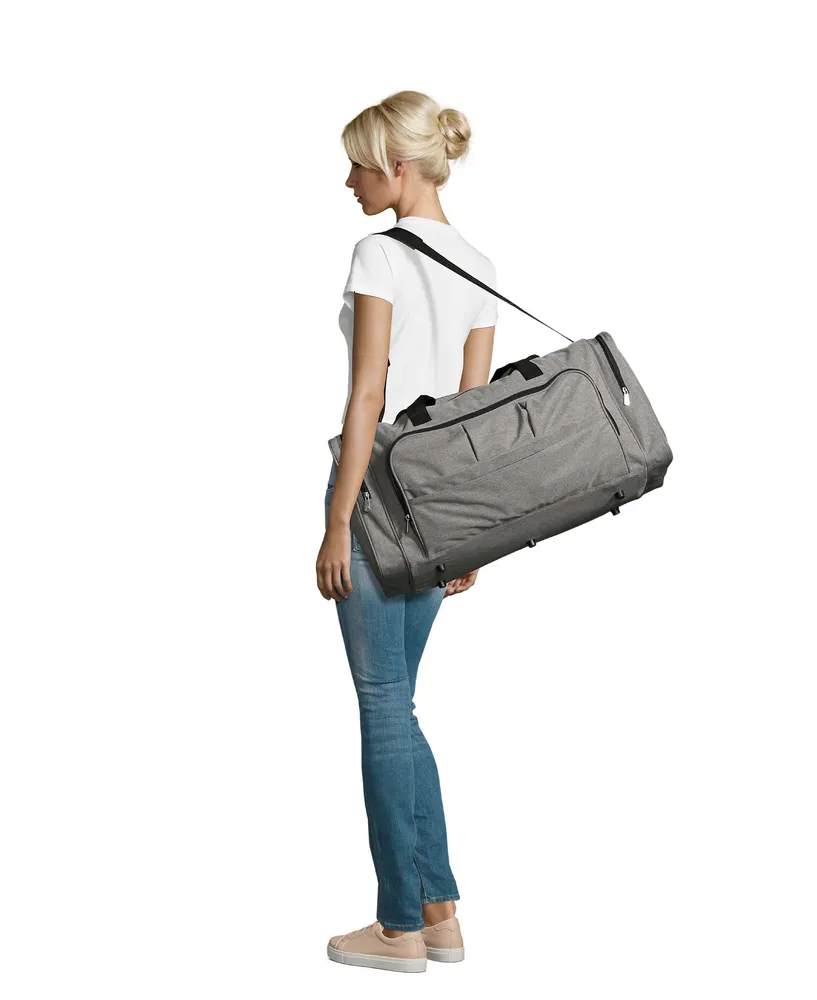 Week-End Travel Bag – Grijs gemeleerd