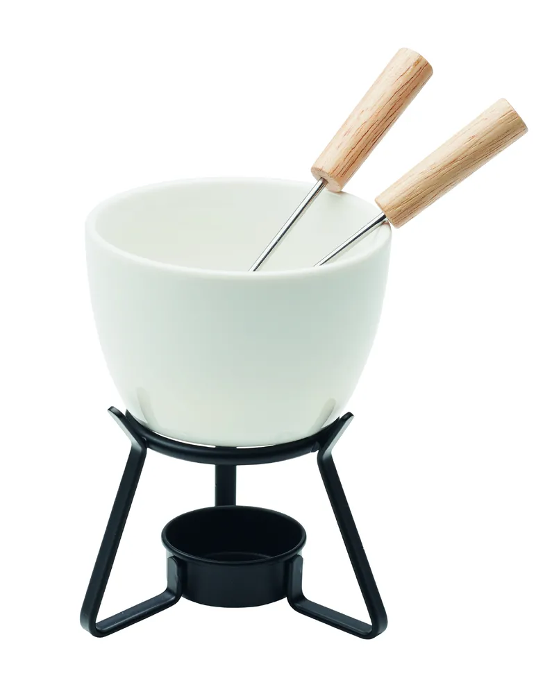 Kase · Keramische fondueset 240ml – Wit