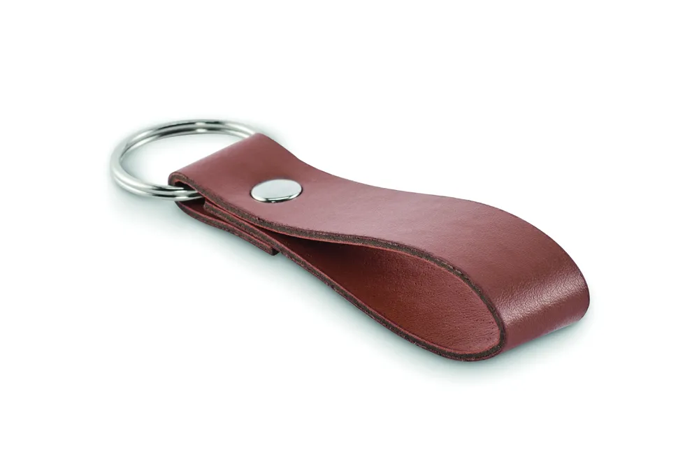 Strokey · PU lus sleutelhanger – Bruin