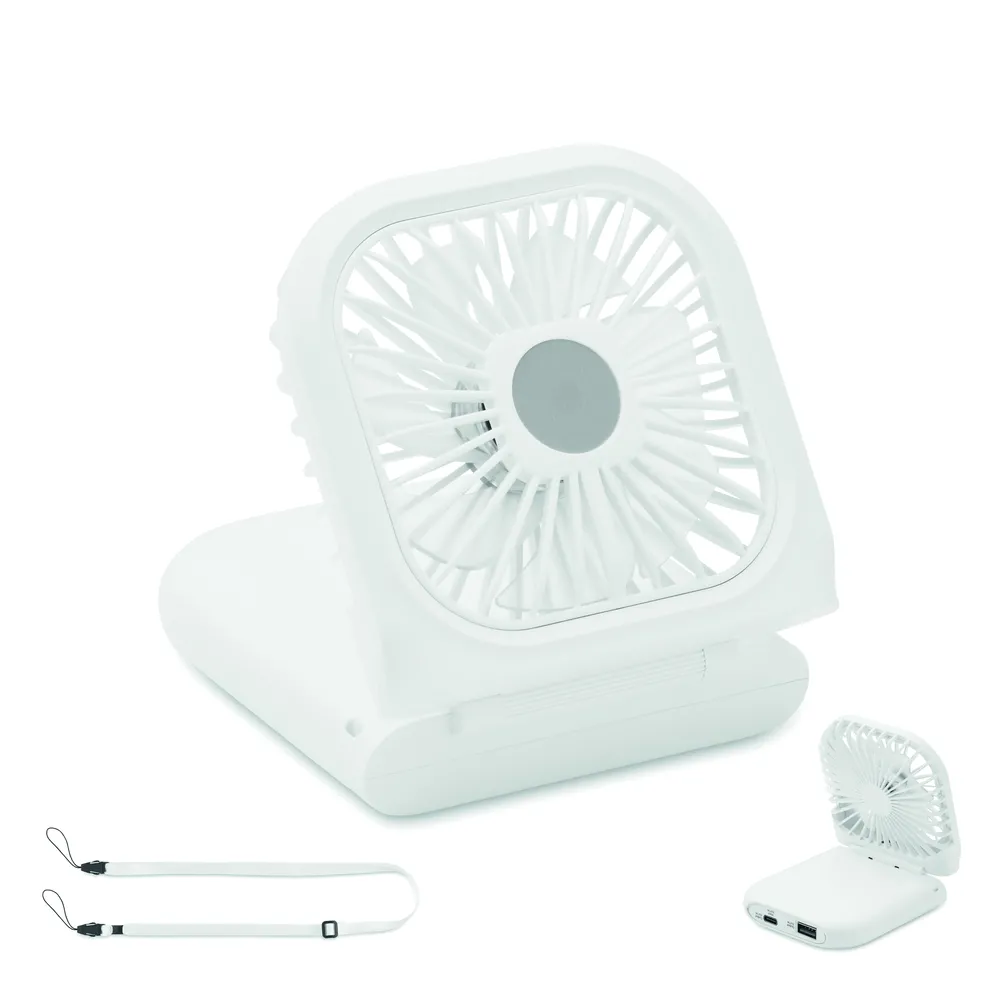 Standfan · Ventilator voor onderweg of bur – Wit