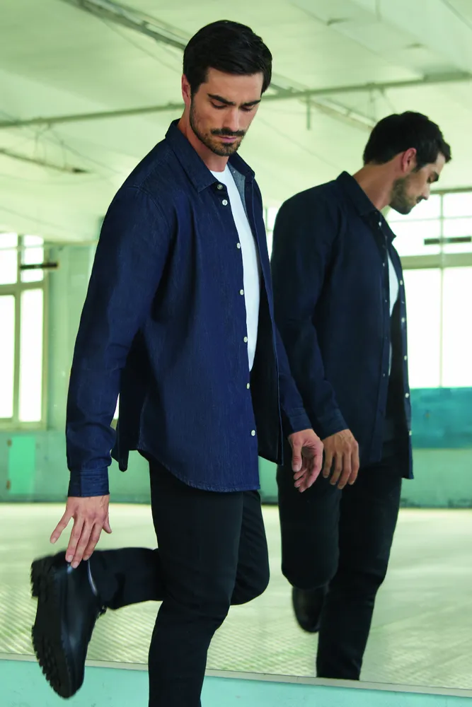 Bennett Men Denim Shirt – Brut denim