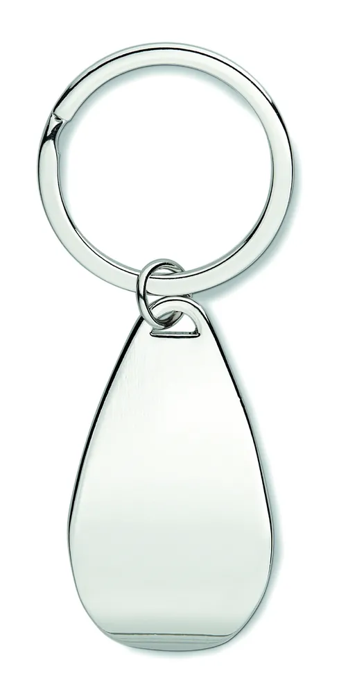 Handy · Sleutelhanger met opener – Glanzend zilver