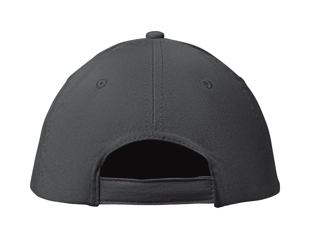 Basie Apollo · 6 panelen baseballpet 160g/m² – Steengrijs