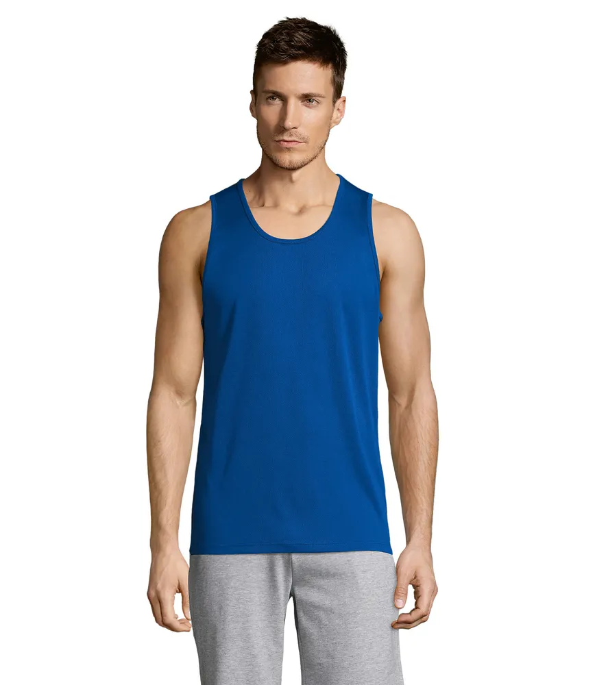 Sporty Tt Men Tank Top – Koningsblauw