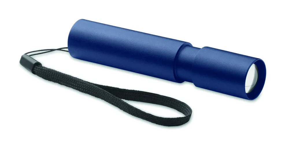 Aluminate · Oplaadbare aluminium zaklamp – Marineblauw