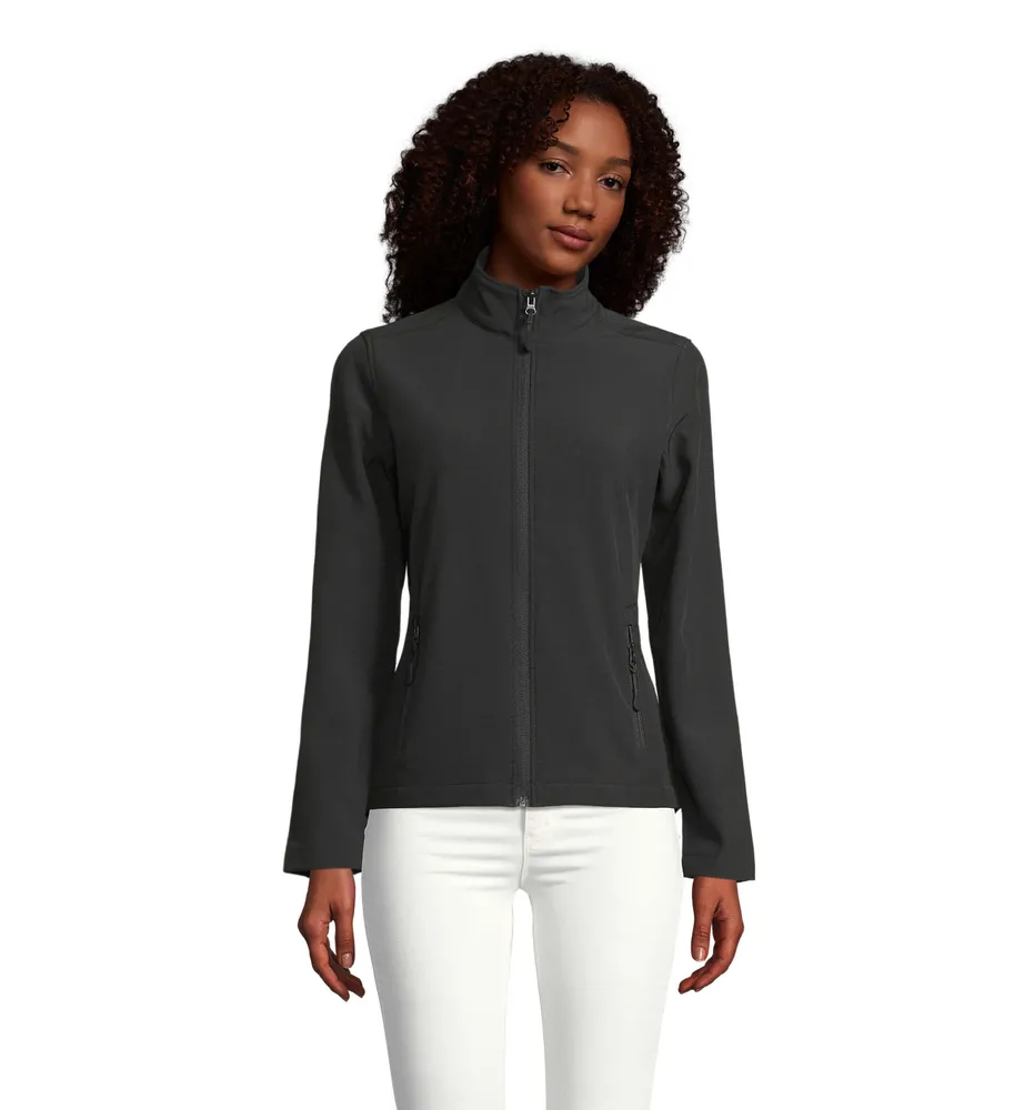 Race Women · Race dames shoftshell 280g – Zwart