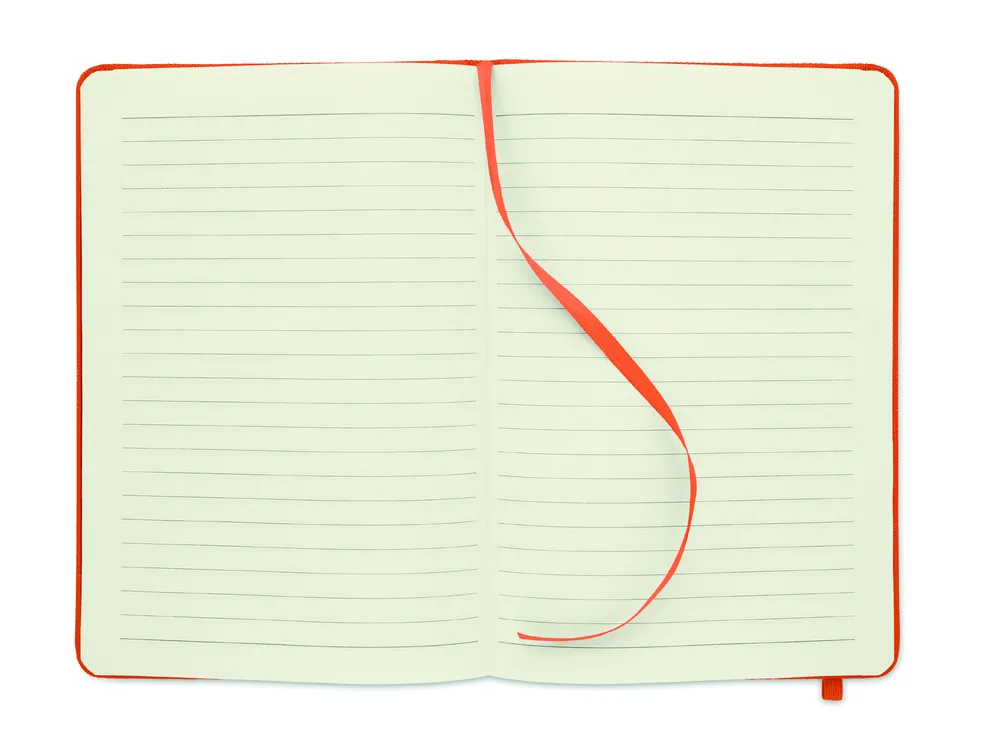Note RPET · A5 notitieboek met RPET omslag – Oranje
