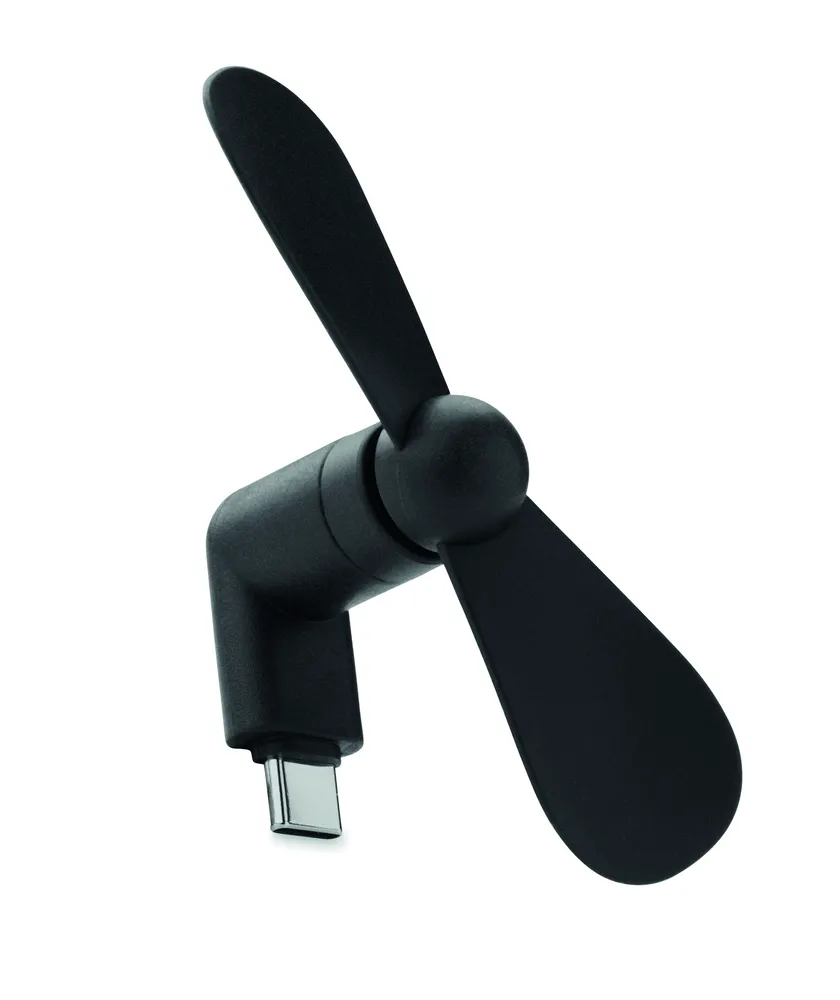 Phan · Draagbare USB-ventilator – Zwart