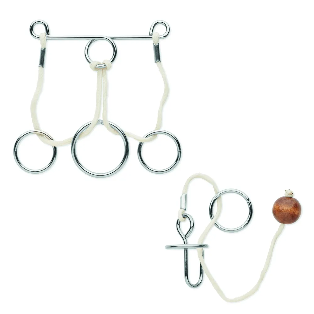 Connection · Set van 2 metalen breinbrekers – Zilver