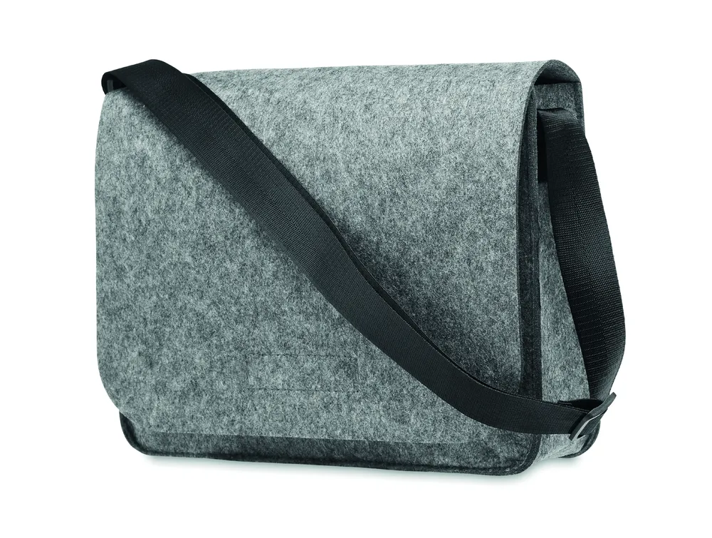 Baglo · Vilten laptoptas van RPET – Grijs