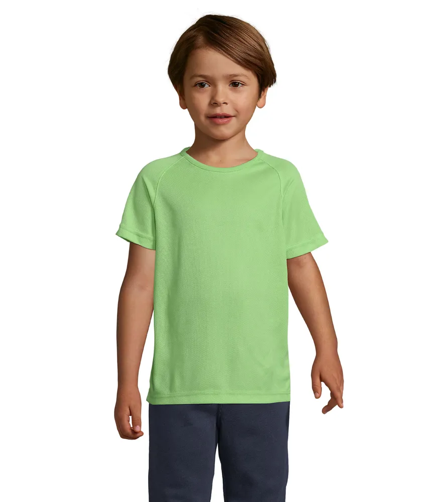 Sporty Kids · Sporty kinder t-shirt 140g – Apple green