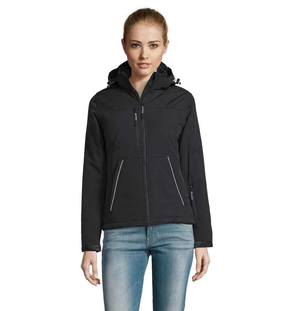 Rock Women Winter Softshell – Zwart