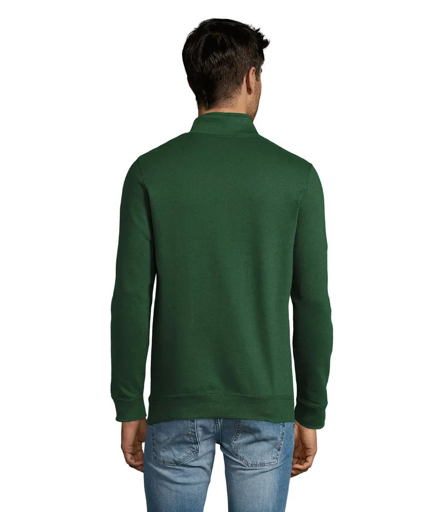 Stan Sweater met Rits 260 – Flesgroen