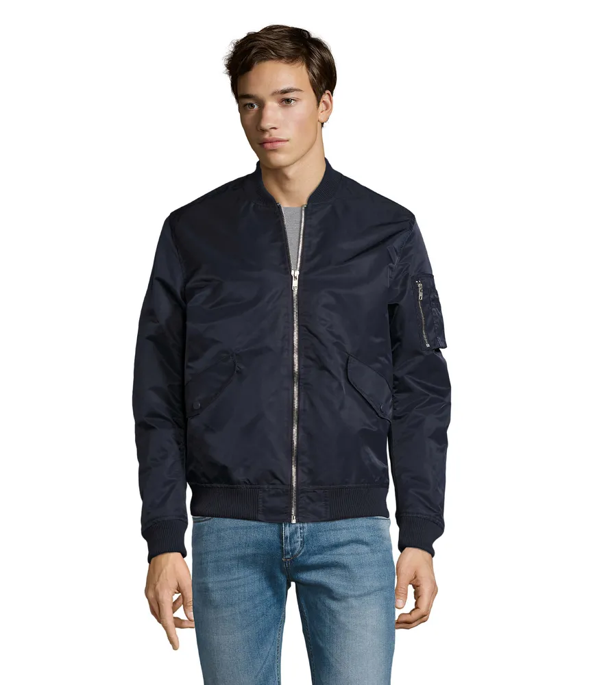 Rebel Unisex Fashion Bomber – Franse marine