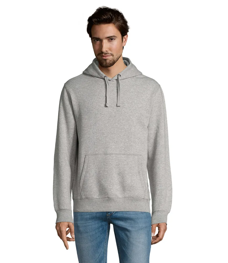 Spencer heren sweater 280g – Grijs gemêleerd 2