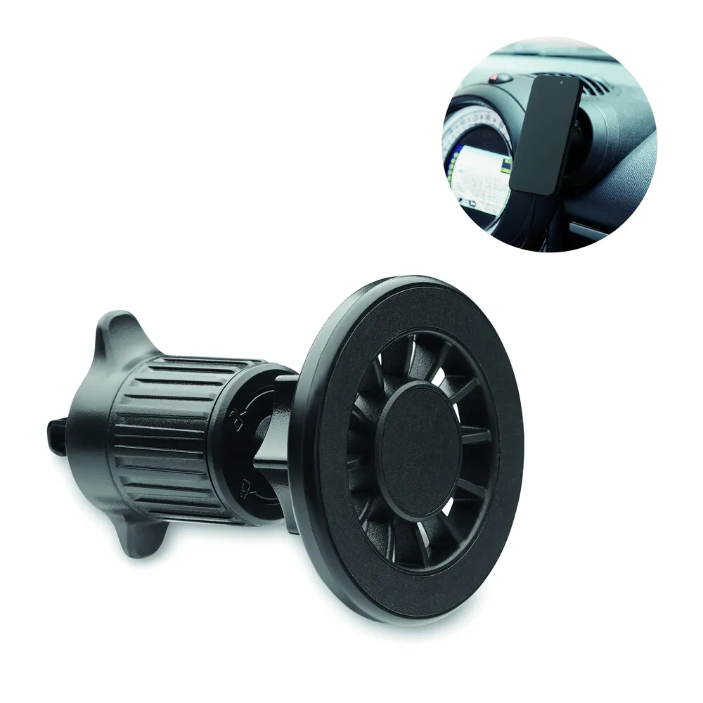 Holdme · Magnetische telefoonhouder – Zwart