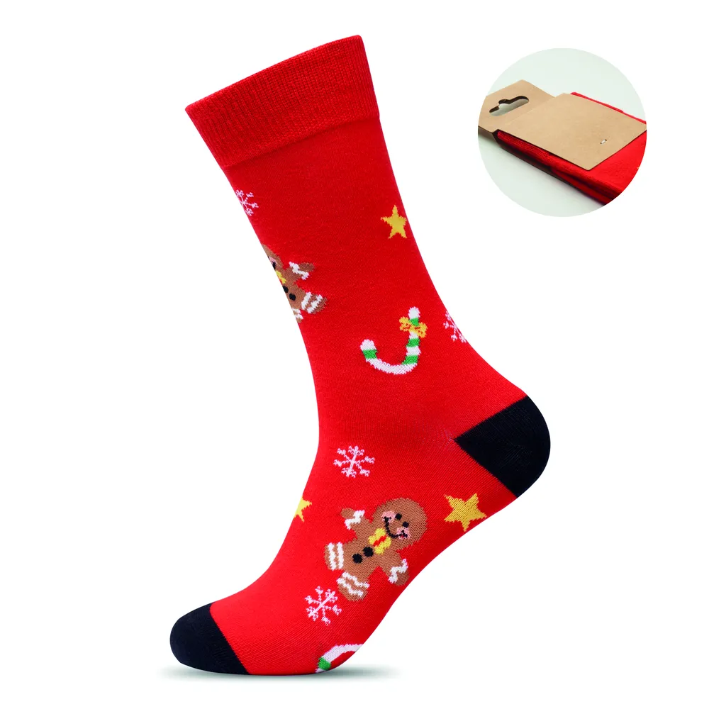 Soc Large · Paar kerstsokken L – Rood
