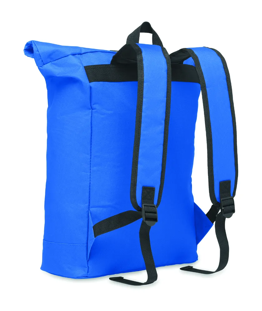 Irea · 600D polyester rolltop rugzak – Royal blauw