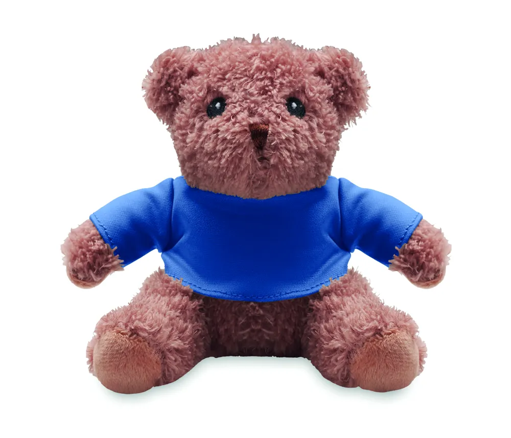 Johnny T · Teddybeer met T-shirt – Blauw