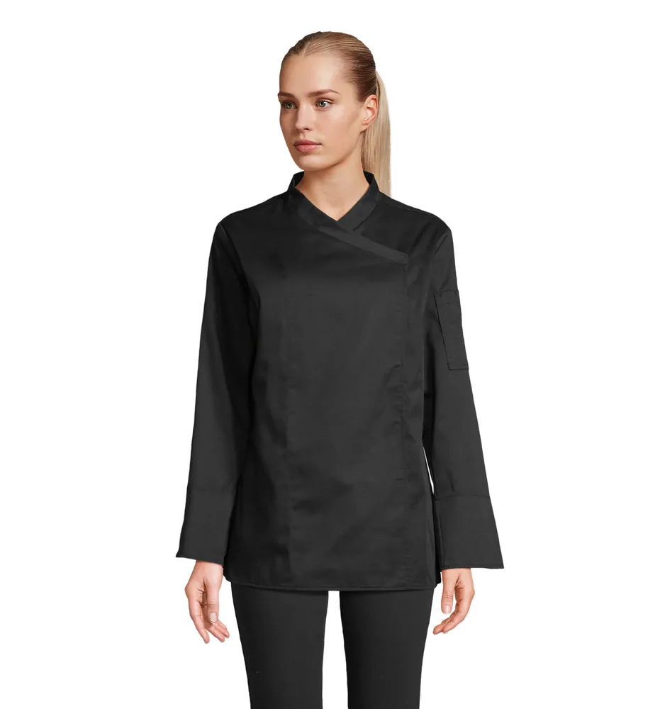 Eugenie · Eugene Chef Jacket – Diep zwart