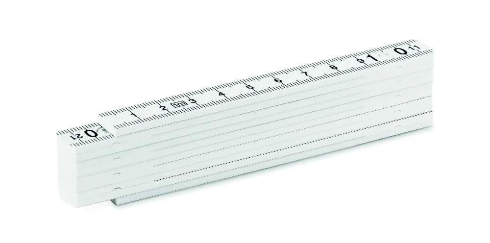 Meter · Opvouwbare duimstok – Wit