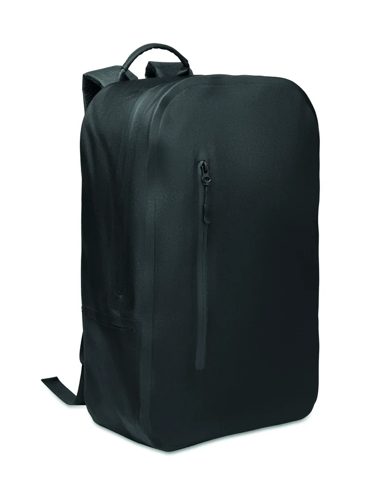 Brenna · Laptop rugzak 300D RPET – Zwart