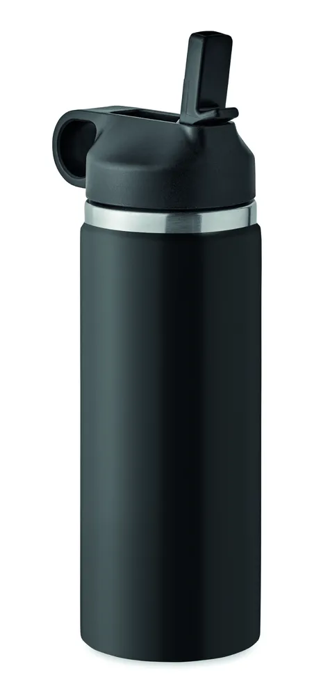 Ivalo · Dubbelwandige fles 500 ml – Zwart
