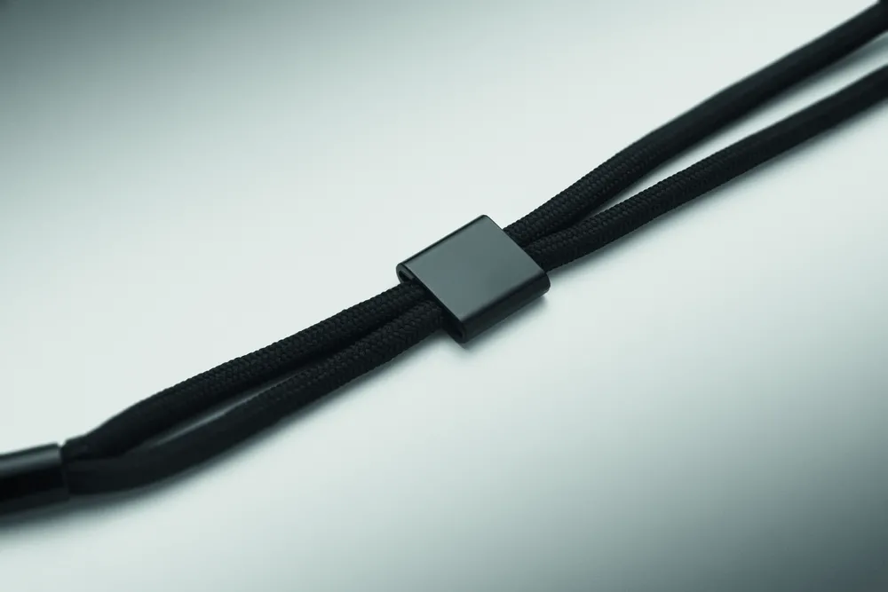Nonette Wrist · Telefoon polskoord RPET – Zwart