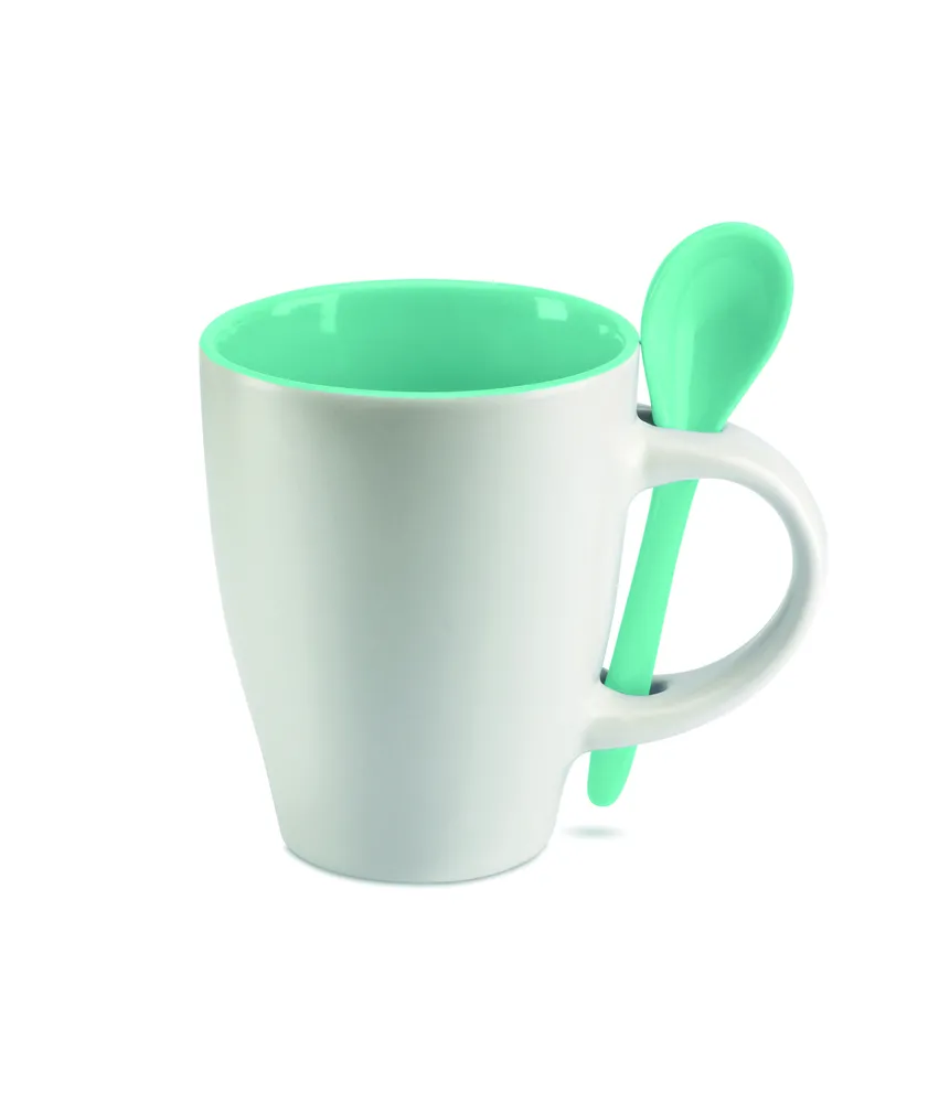 Dual · Mok met bijpassende lepel – Blauw